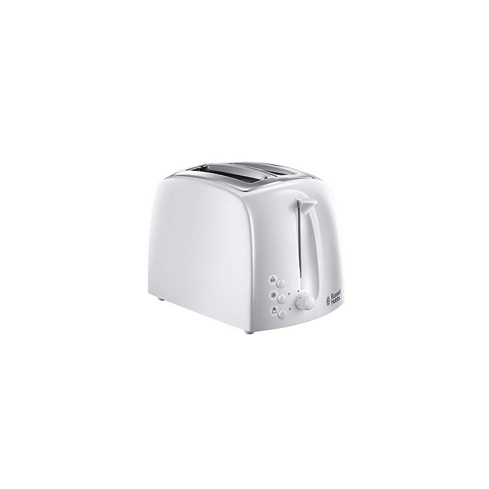 Russell Hobbs 21640 Textures 2-Slice Toaster, White