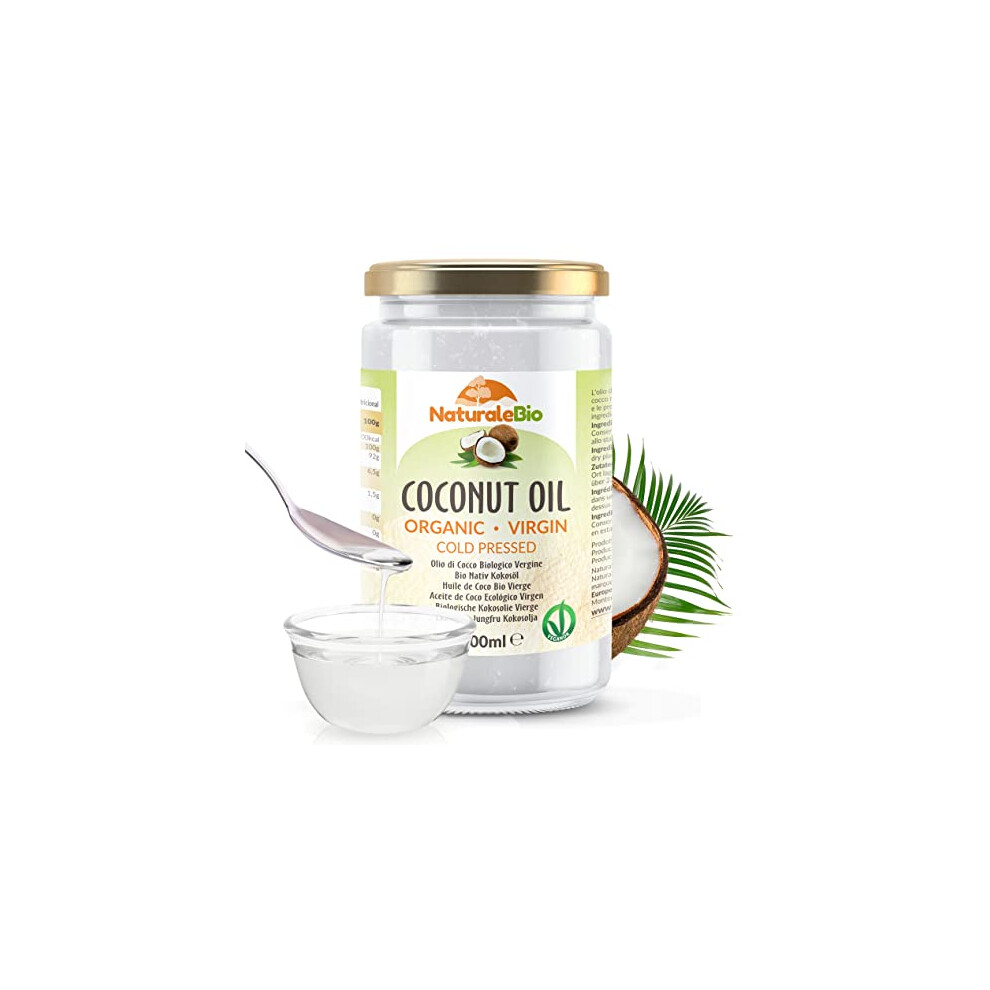 Organic Virgin Coconut Oil 1 Litre. Raw Cold Pressed. Bio and Natural. Native Unrefined Organic (1000ml). Country of origin Sri Lanka. NaturaleBio