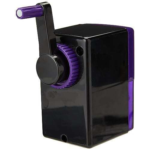 Swordfish ?Pointi? Desktop Manual Pencil Sharpener with Helical Blade and Auto Stop Function [40235], black 1