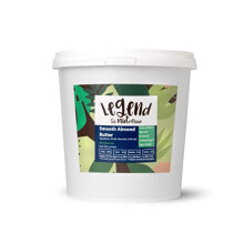 Legend Smooth Almond Butter, High in Protein & Fibre, Vegan Friendly, No Palm Oil, 1 kg