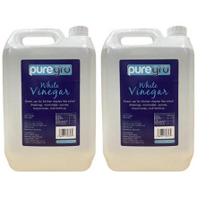 Puregro White Vinegar, 5 Litres (Pack of 2)