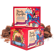 Monty Bojangles Popcorn Carousel | 2 Gift Boxes - Choose from 10 Flavours | Cocoa Dusted Chocolate Truffles, 2 x 150g (Gift Pack 300g)