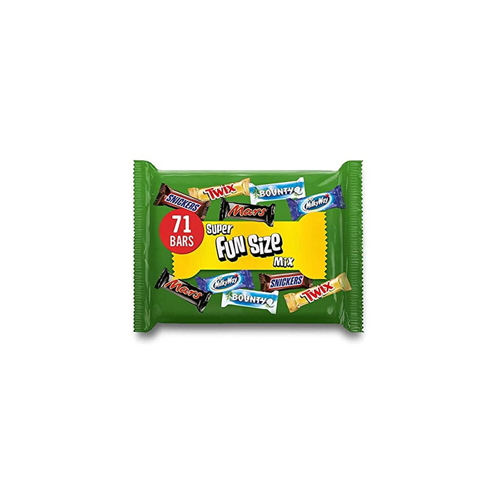 Snickers Mars, Twix & More Assorted Fun Size Chocolate Bars, Chocolate Gift, 71 Bars, 1.4Kg