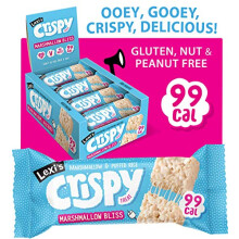 Lexi's 99 Calorie Marshmallow Crispy Treat Bars (LEX001) - Gluten Free, Dairy Free, Nut Free, Vegetarian, Low Fat Snack