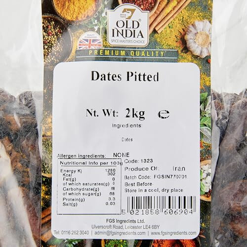 Old India Dates Pitted 2kg 1