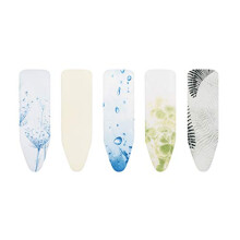 Brabantia 194825 Ironing Board Cover with 2 mm Foam - 110 x 30, Slimline, Neutral Assorted Colours