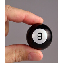 Worlds Smallest Magic 8 Ball - Miniature Version of the Classic Fortune Teller Toy. Fully Playable and Accurate to the Original - Includes 10