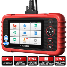 Autodiagnostiikkalaite - LAUNCH - CRP123X V3.0 - 7 Nollauksia - 5 Tuuman Kosketusnäyttö - OBD2 Ranska