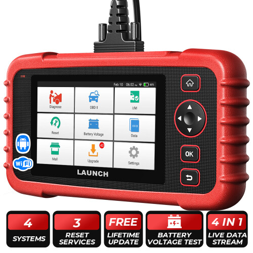Valise Diagnostic Auto - LAUNCH - CRP123X V3.0 - 7 Réinitialisations - Écran Tactile 5' - OBD2 Français