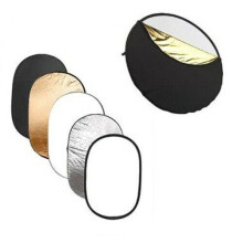 Ex-Pro Large 120cmx180cm 5 in1 Studio Light Diffuser Collapsible Disc Reflector