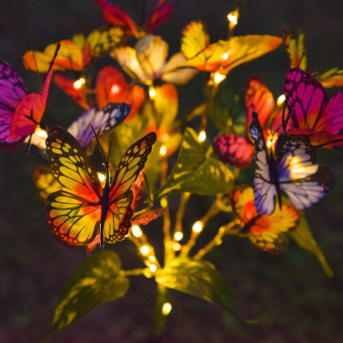 (Multi-B) Solar LED Butterfly Ground Lamp Outdoor Lighting 2