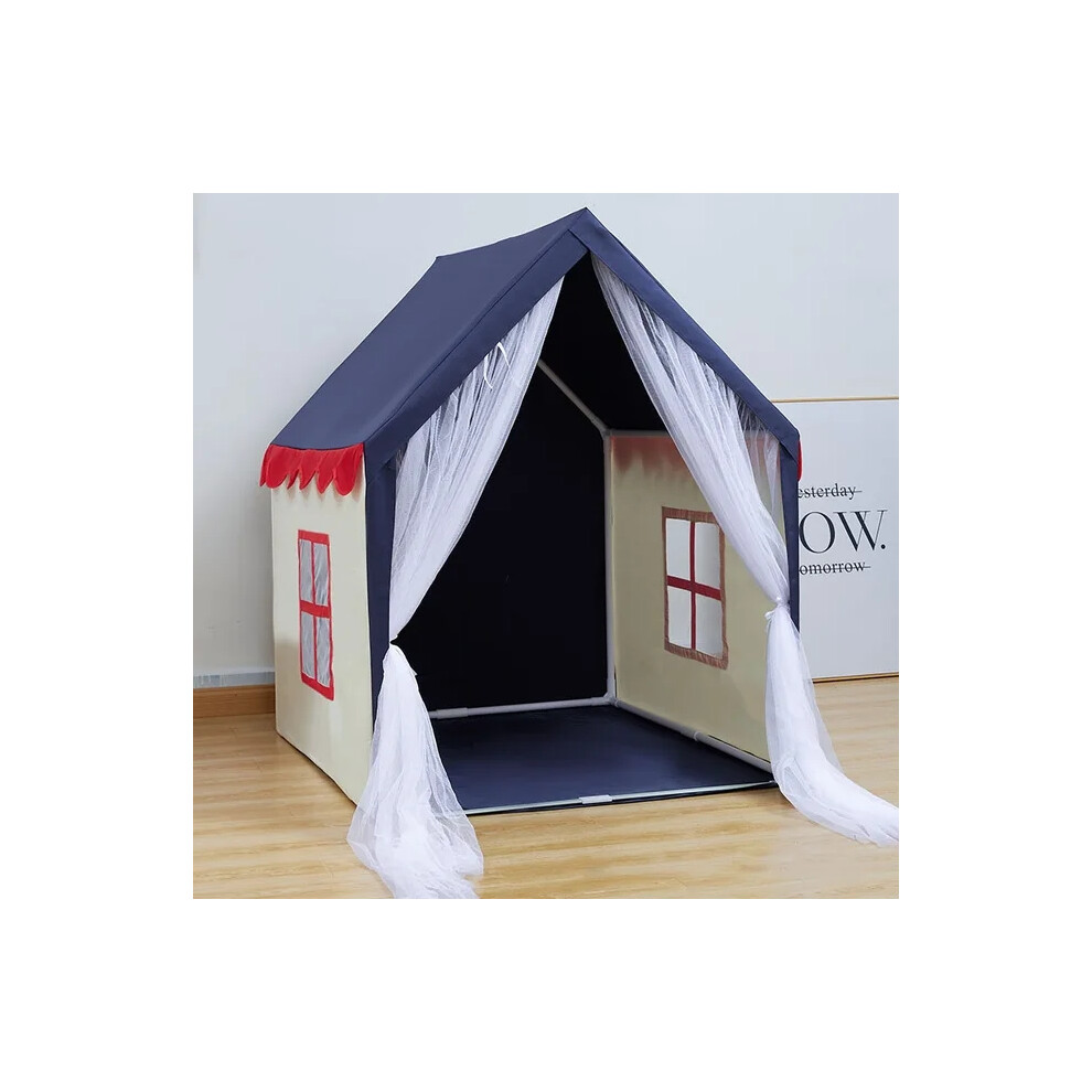 (Blue) Portable Baby Play House Children Tent Teepee Tent Enfant Kids Tent-image-OPC-PDVQFQD-NEW