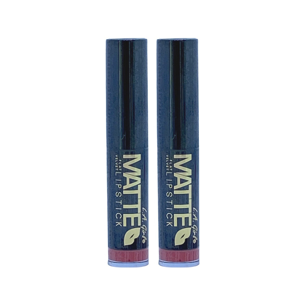 L.a. Girl L.a Girl Matte Flat Velvet Lipstick Blessed (Pack Of 2)