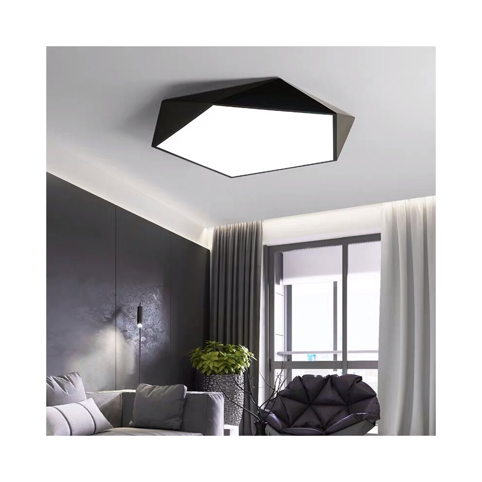 (Black, 50cm 36w) Led Ceiling Lights ceiling Lamp Modern Nordic Simple Bedroom Living Room Lighting