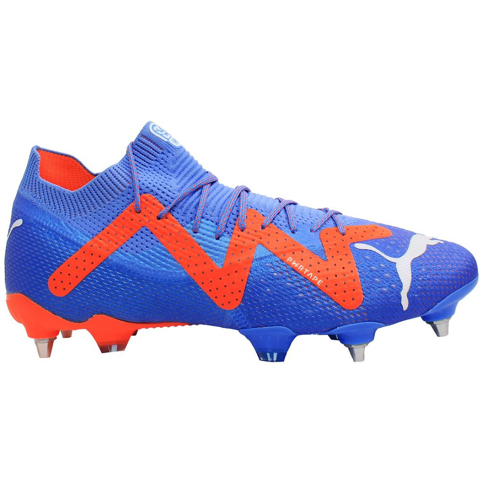 (10, Blue) Puma Future Ultimate MxSG Lace-Up Blue Synthetic Mens Football Boots 107164_01 (UK )