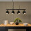 (Ceiling Pendant) Litecraft Eyeball Adjustable GU10 Lights - Black 5