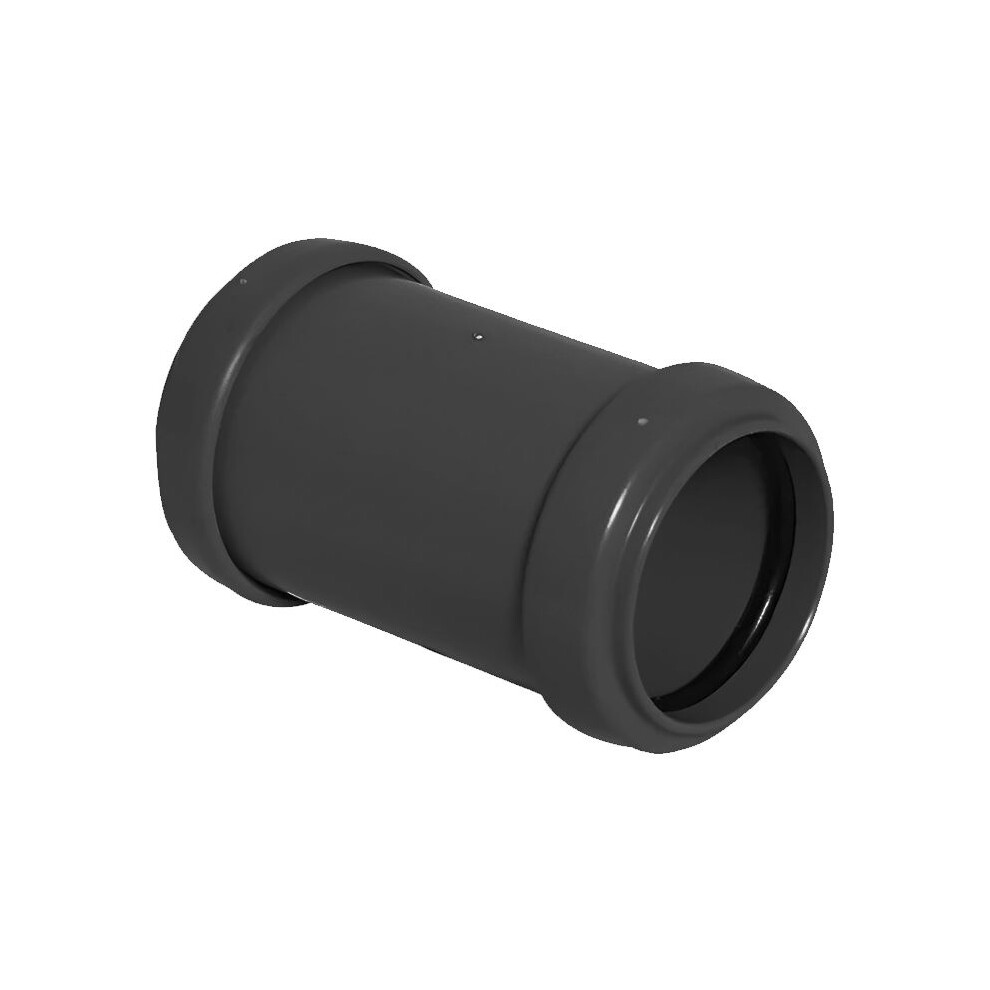 Floplast Black Pushfit Waste Pipe Coupling - 32Mm 5055149903243