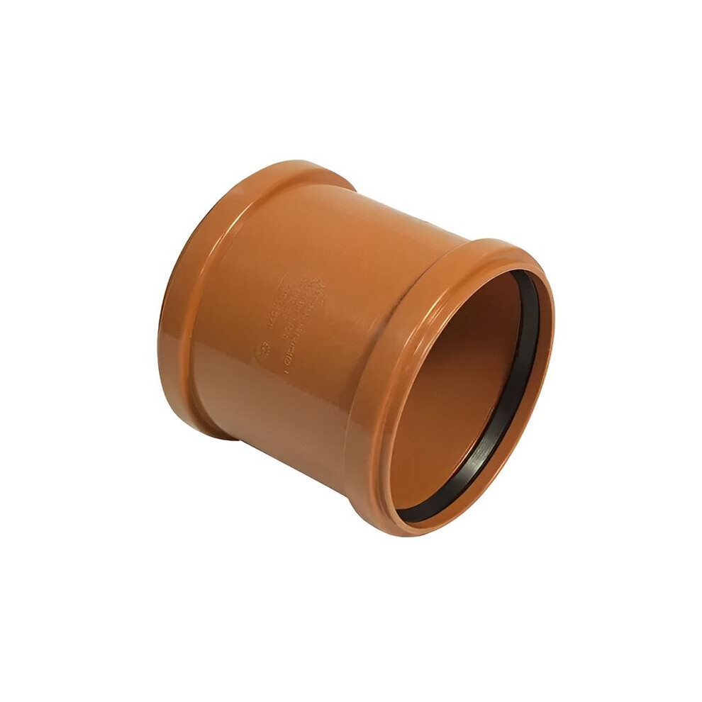 Floplast Underground Drain Double Socket Coupler - 110Mm 5055149907104