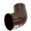 FloPlast Brown Round Gutter Pipe 112 Offset Bend - 68mm 1