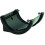 FloPlast Black Half Round Fascia Gutter Union Bracket - 112mm 2