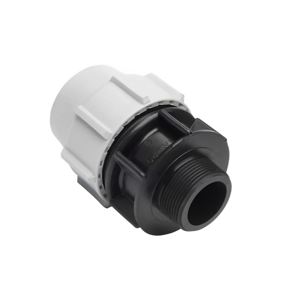Plasson Compression Mdpe Male Adaptor - 32Mm X 1" Bsp 7296173050918
