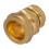Brass Compression MDPE Reducing Coupling - 32mm x 28mm 3