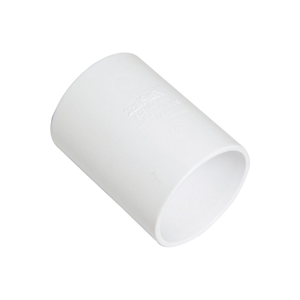 FloPlast ABS WS08W Solvent Weld Straight Coupling - 40mm