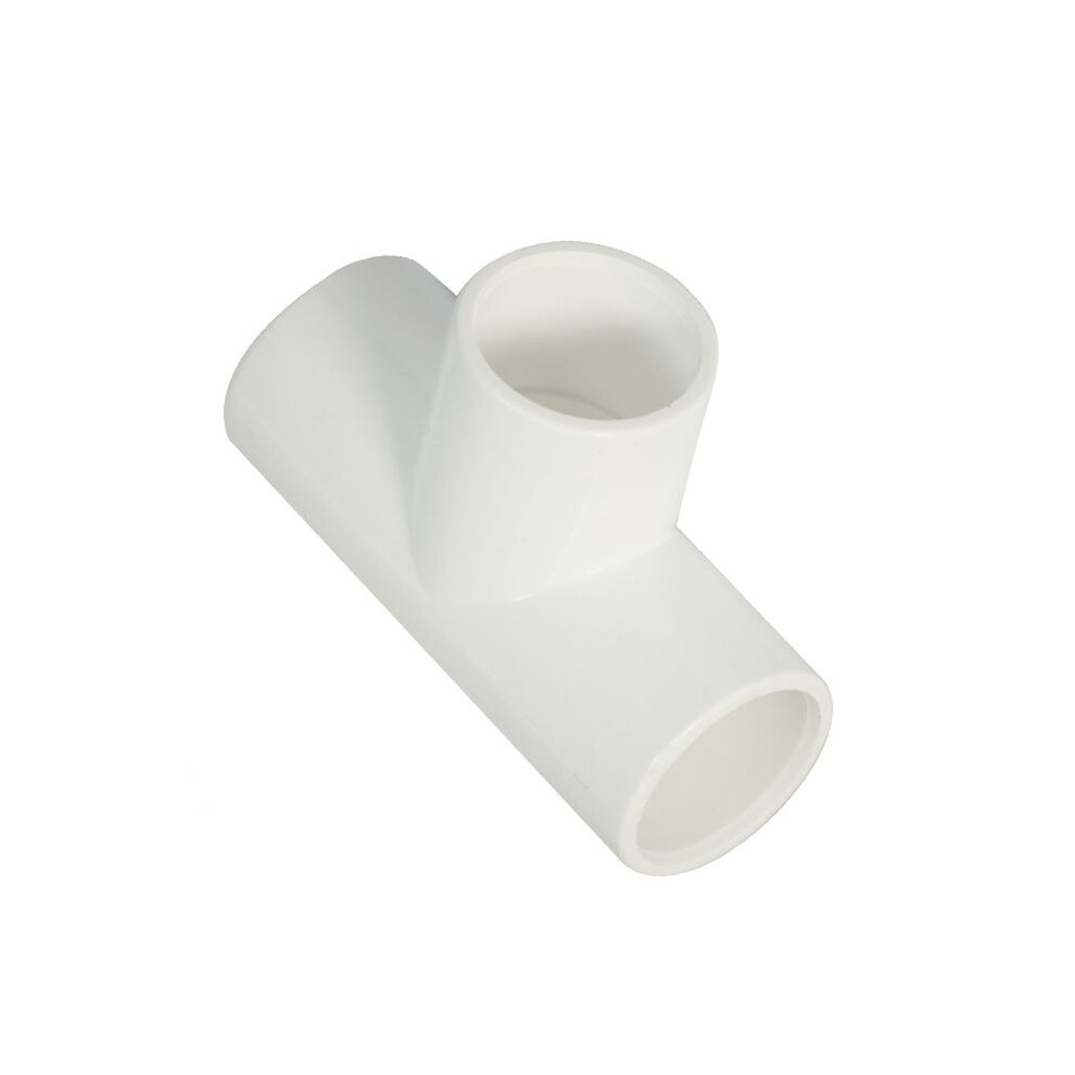 Floplast White Overflow Pipe Tee - 21.5Mm