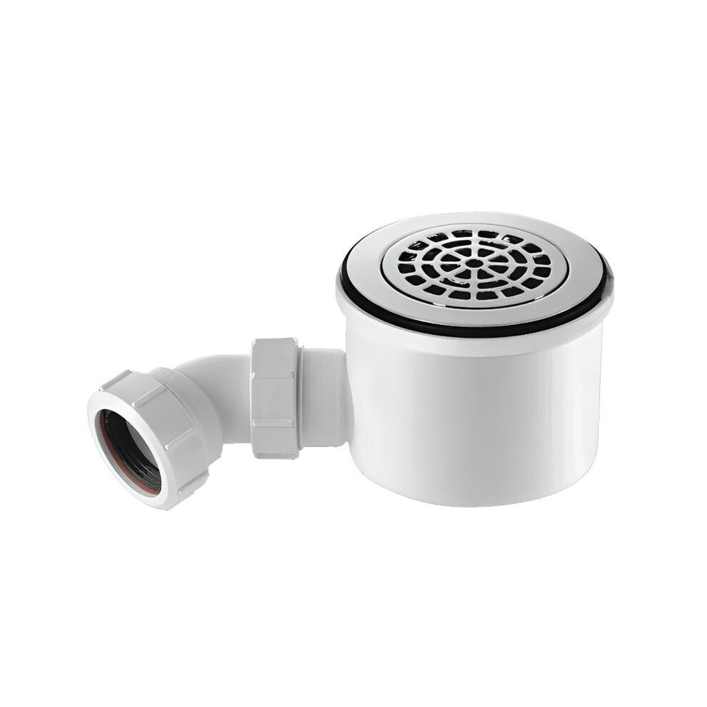 Mcalpine Chrome Plated Brass Shower Waste Trap - 90Mm