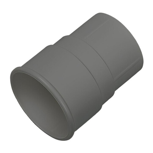 FloPlast Grey Round Gutter Pipe Socket - 68mm 2