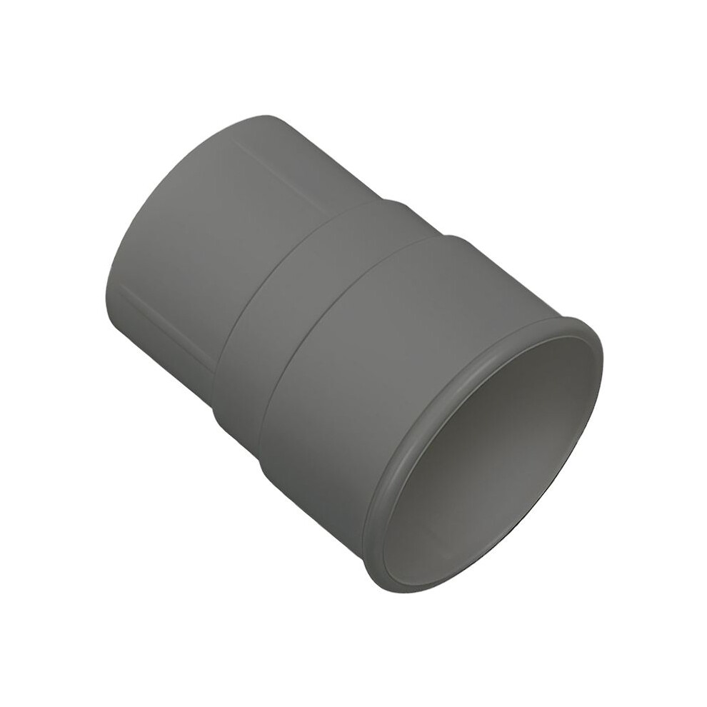 Floplast Grey Round Gutter Pipe Socket - 68Mm