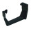 FloPlast Black Square Fascia Gutter Bracket - 114mm 2