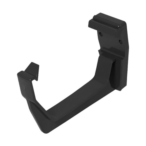 FloPlast Black Square Fascia Gutter Bracket - 114mm 2