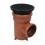 FloPlast Underground Bottle Gully Circular Grid - 110mm 1