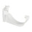 FloPlast White Half Round Fascia Gutter Bracket - 112mm 1