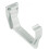 FloPlast White Square Fascia Gutter Bracket - 114mm 2