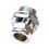 Chrome Compression Parallel Male Adapter - 15mm x 3/4" BSP 6