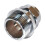 Chrome Compression Parallel Male Adapter - 15mm x 3/4" BSP 3