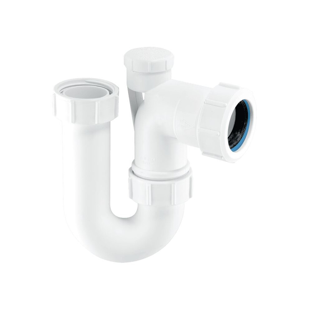McAlpine SC10V Tubular Swivel Anti-Syphon P Trap - 40mm