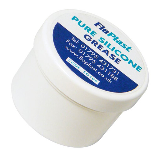 FloPlast SG100 Pure Silicone Lubricating Grease - 100g 2