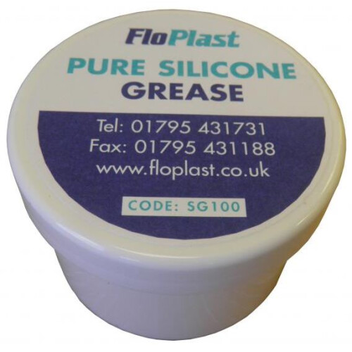 FloPlast SG100 Pure Silicone Lubricating Grease - 100g 1