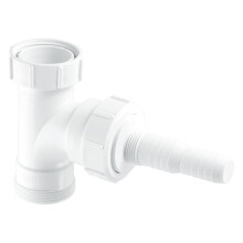 McAlpine V33L Surefit Swept Tee with Appliance Nozzle - 40mm
