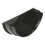 FloPlast Grey Half Round Gutter Internal Stop End - 112mm 1