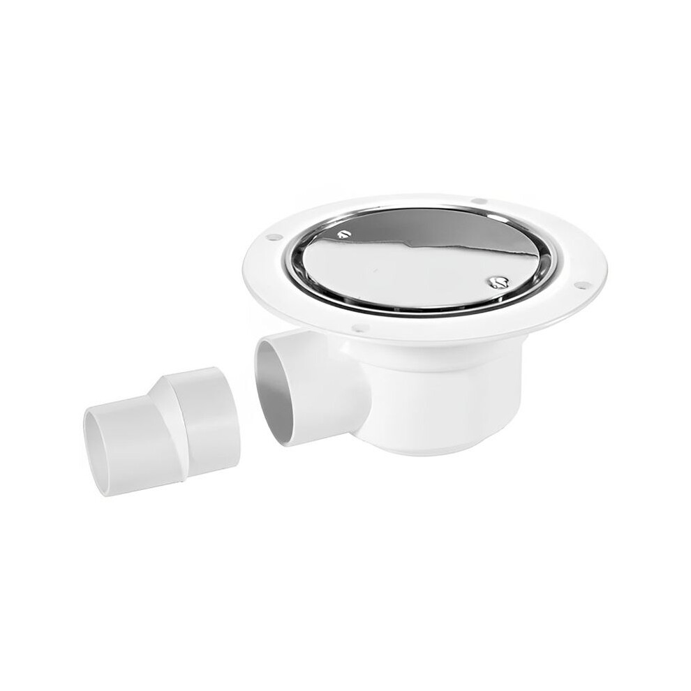 McAlpine Polished Stainless Steel Shower Gully - 75mm
