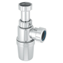McAlpine CAA10 Chrome Adjustable Inlet Slim Bottle Trap - 1 1/4" BSP
