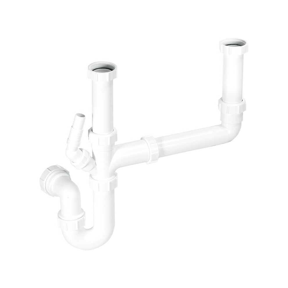 McAlpine SK2 Double Bowl Sink Kit - 40mm