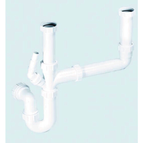 McAlpine McAlpine SK2 Double Bowl Sink Kit - 40mm 1