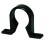FloPlast Black Pushfit Waste Pipe Clip - 40mm 2