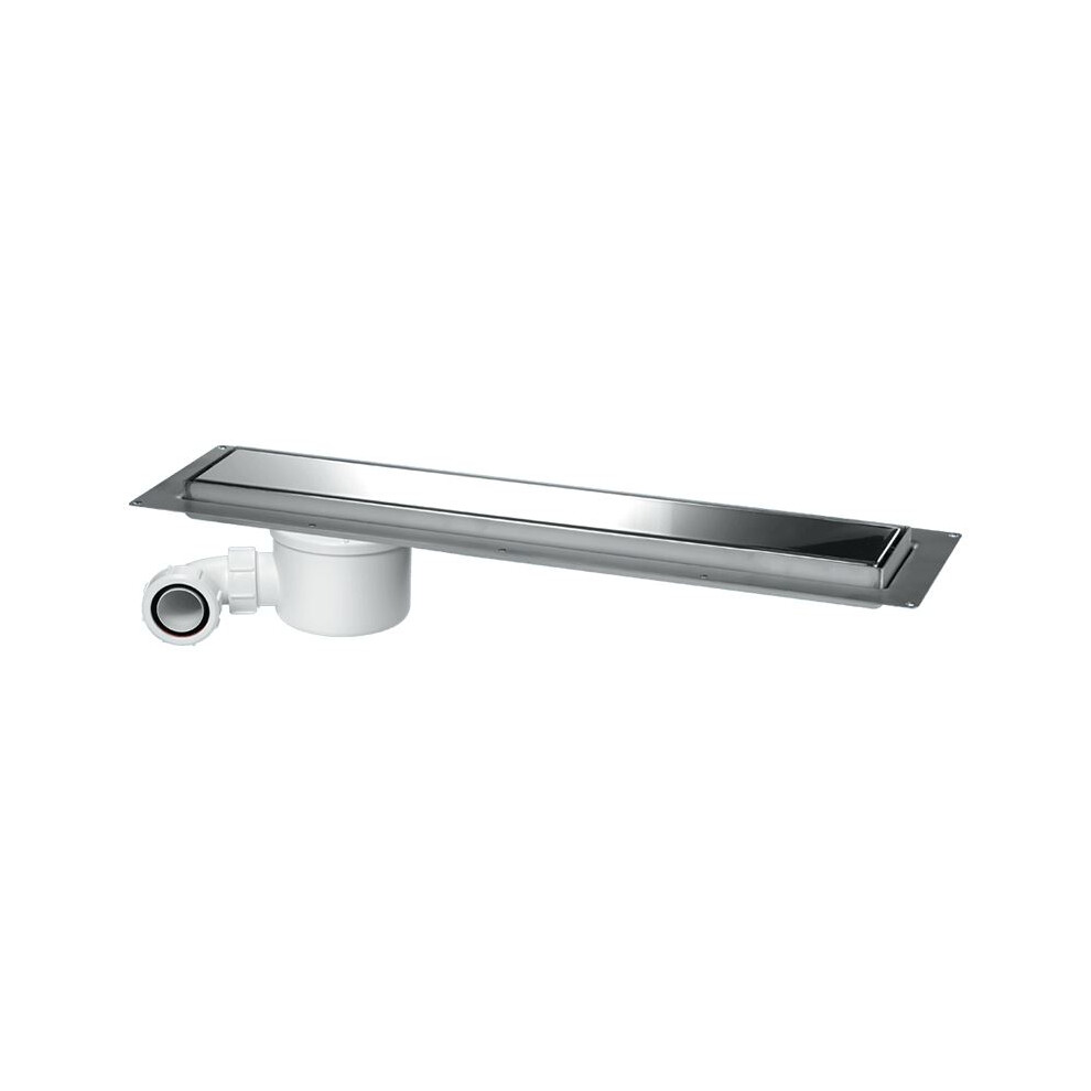 McAlpine CD600-P Slimline Polished Chrome Channel Drain - 600mm