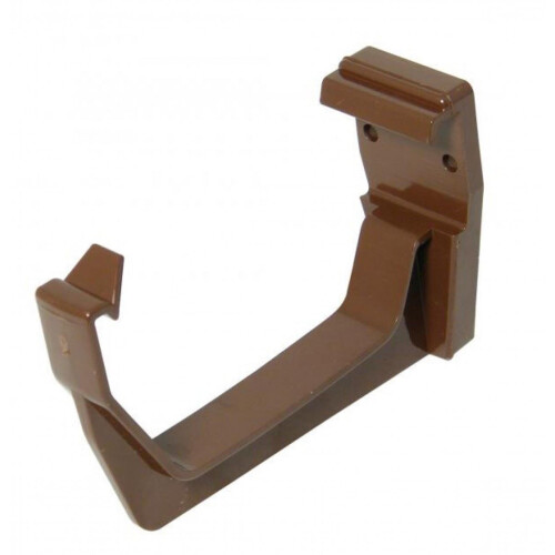 FloPlast Brown Square Fascia Gutter Bracket - 114mm 1